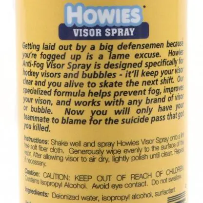Howies Anti-Fog Visor Spray - Image 2