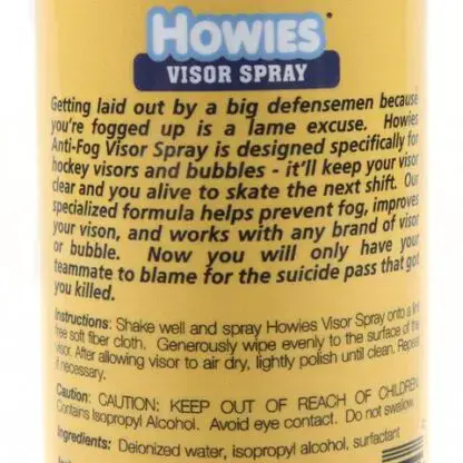 Howies Anti-Fog Visor Spray - Image 2