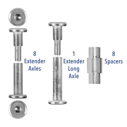 Sonic Universal Extender 6mm Round Inline Axle Kit (8)
