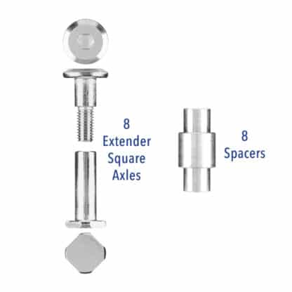 Sonic Universal Extender 6mm Square Inline Axle Kit (8)