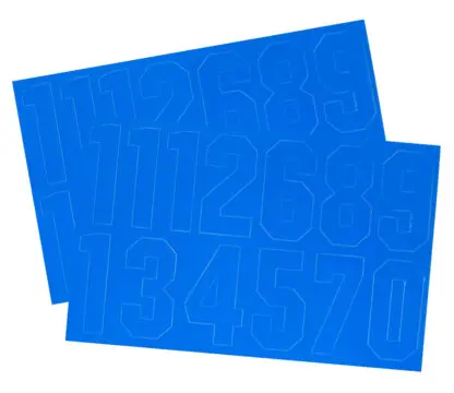 Helmet Numbers - Royal