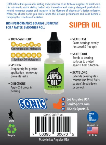 Sonic Super Oil Bearing Lubricant - Image 3