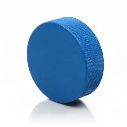 Howies Blue 4oz Youth Hockey Puck