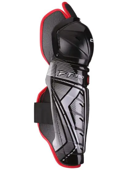 CCM JetSpeed FT350 Junior Hockey Shin Pads - Image 2