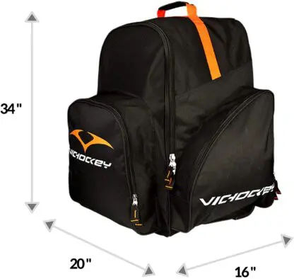 Vic Wheeled Junior Hockey Backpack Bag - Image 2