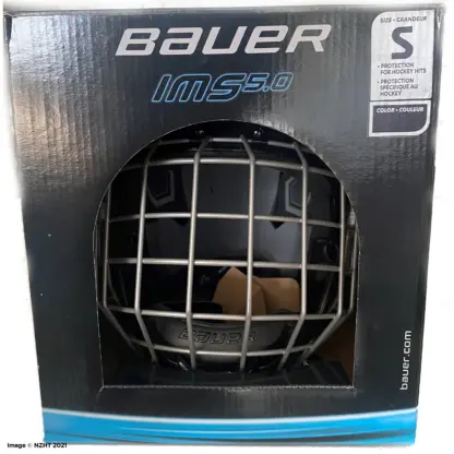 Bauer IMS 5.0 II Hockey Helmet Combo - Image 3