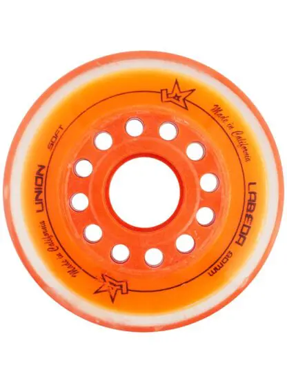 Labeda Union 76A Soft Roller Hockey Wheel - Orange