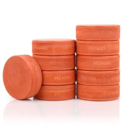 Howies Orange 10oz Training Hockey Puck - Image 2