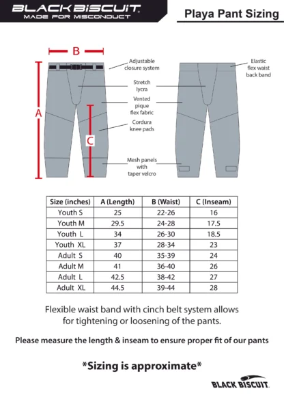 Black Biscuit PLAYA Inline Hockey Pant - Image 7
