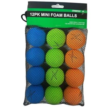 12-Pack Soft Mini Foam Hockey Balls